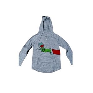 Wine glass grinch hoodie size medium